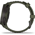 Garmin Instinct Solar Tactical, Solar-powered Rugged Outdoor Smartwatch with Tactical Features, Built-in Sports Apps and Health Monitoring - Moss Green