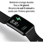 OPPO Watch Free – Smart Watch, AMOLED Curved Screen, 32g, Bluetooth 5.0, 5ATM Resistance, 230 mAh Battery, Fast Charge - Black