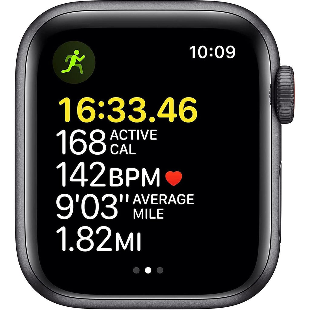 Watch SE (GPS + Cellular), 40mm Space Grey Aluminium Case with Midnight Sport Band MKR23B/A