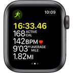 Watch SE (GPS + Cellular), 40mm Space Grey Aluminium Case with Midnight Sport Band MKR23B/A