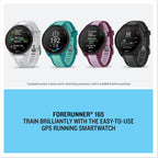 Garmin Forerunner 165 Music GPS 43mm Running Smartwatch – Black