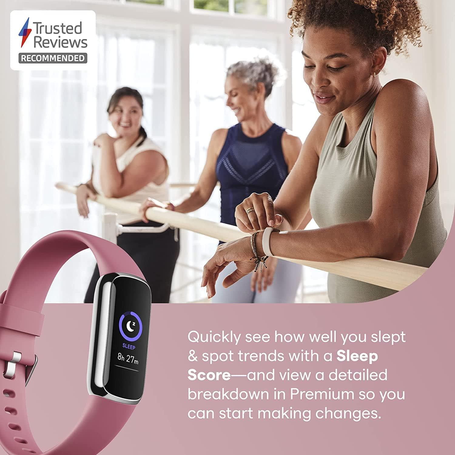 Fitbit Luxe Health & Fitness Tracker, Stress Management Tools and up to 5 Days Battery