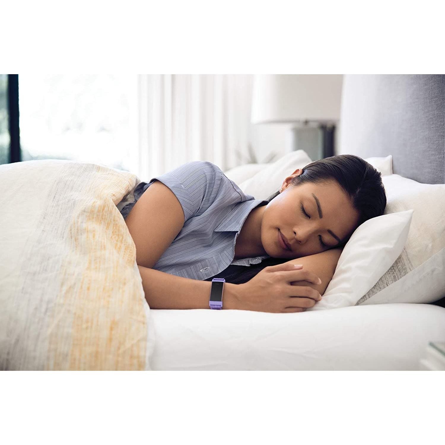 Fitbit Charge 3 NFC Special Edition Advanced Fitness Tracker with Heart Rate, Swim Tracking & 7 Day Battery - Rose-Gold/Lavender, One Size