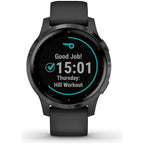 Garmin Vívoactive 4S , Smaller-Sized GPS Smartwatch, Features Music, Body Energy Monitoring, Animated Workouts, Pulse Ox Sensors -  Black
