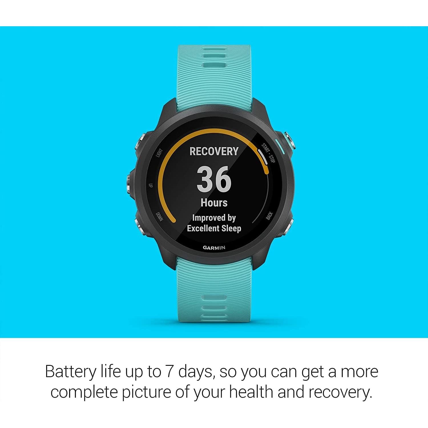 Garmin Forerunner 245 Music, GPS Running Smartwatch with Music and Advanced Dynamics, Aqua