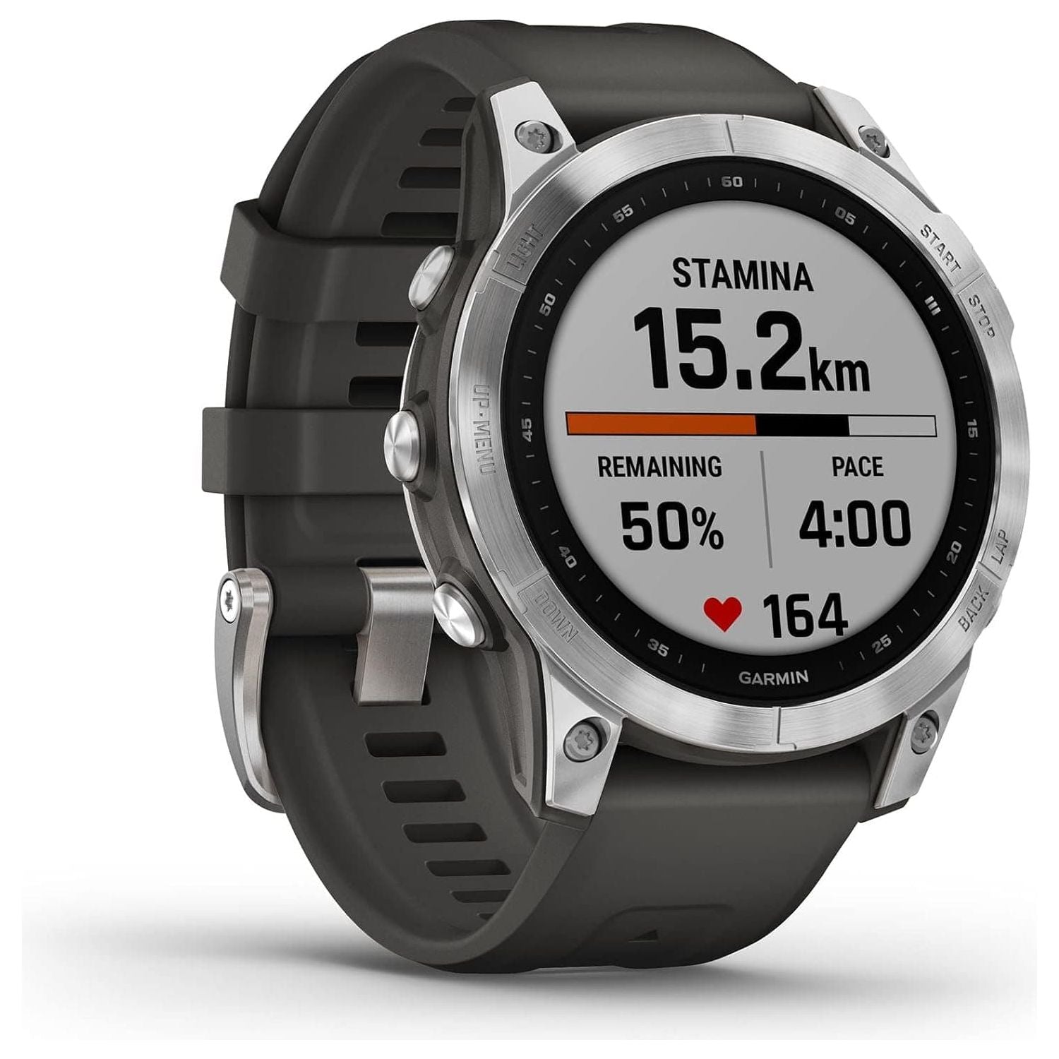Garmin Fenix 7 Pro Sapphire Solar Edition Silver with Graphite Band