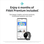Google Pixel Watch - LTE Android Smartwatch with Heart Rate and Activity Tracking, Polished Silver Stainless Steel Case with Charcoal Active Band