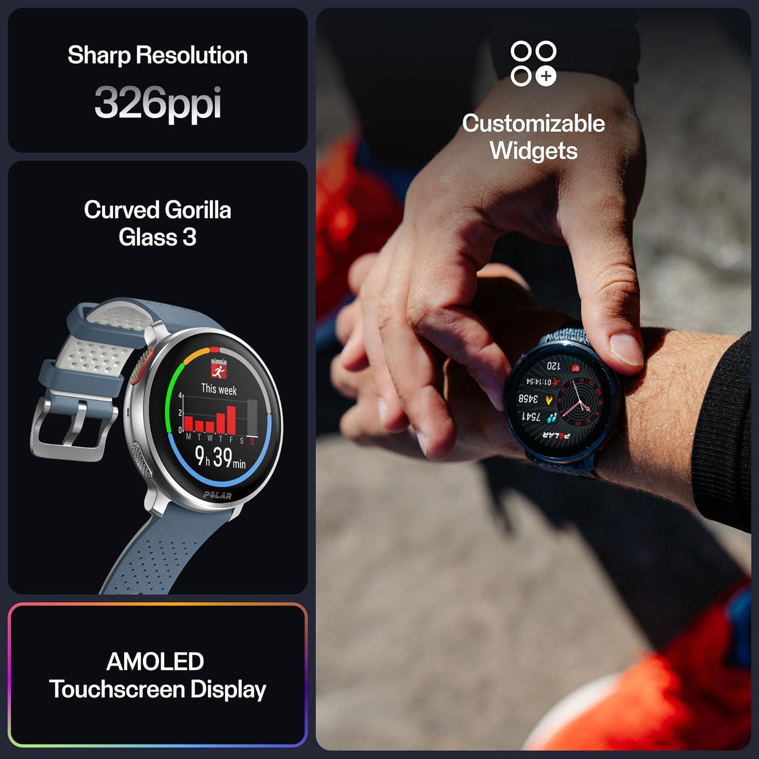 Polar Vantage V3 GPS Multisport Watch – Advanced Heart Rate, Offline Maps, Navigation & Long Battery Life – Ideal for Running & Triathlon