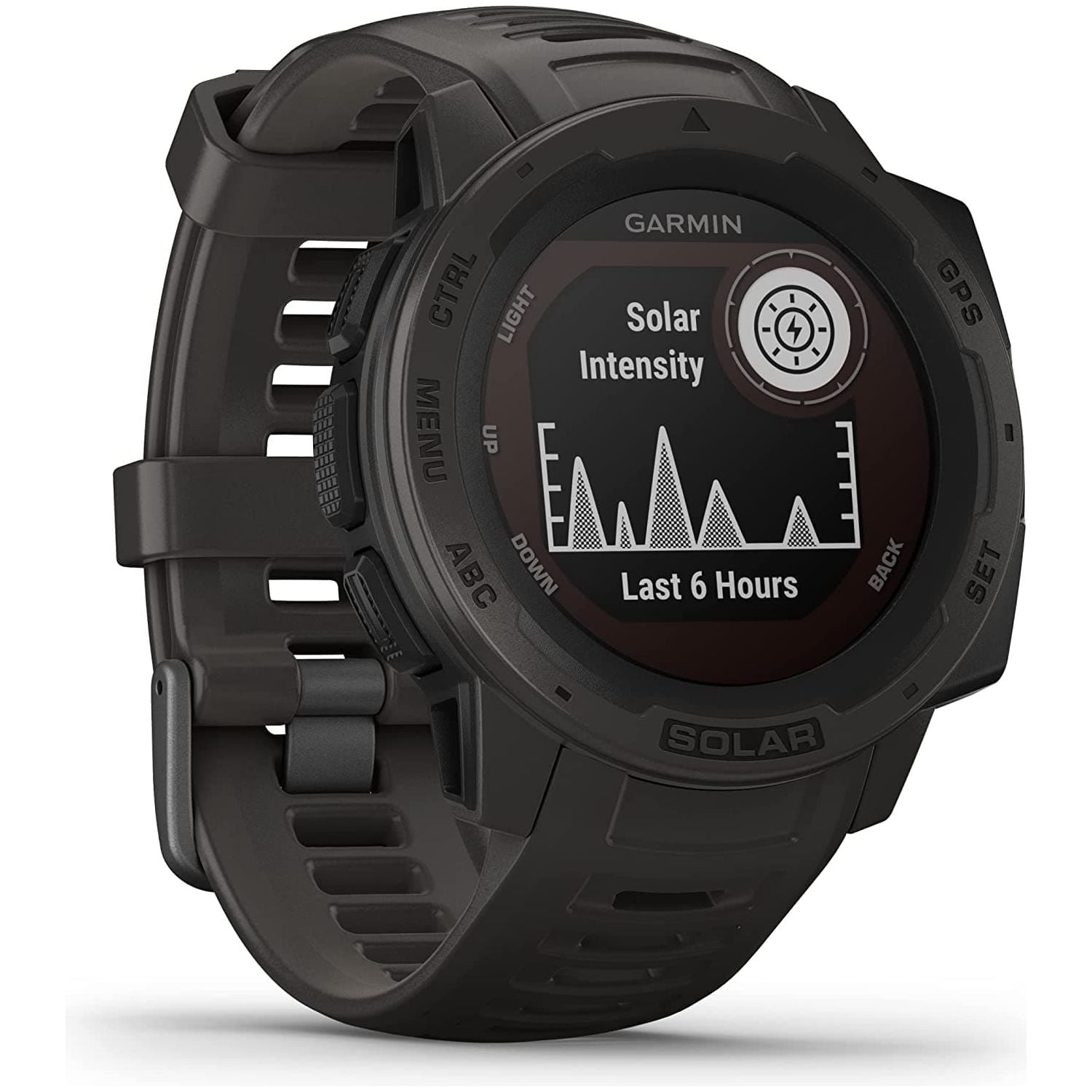 Garmin Instinct Solar GPS Smart Watch - Graphite Black
