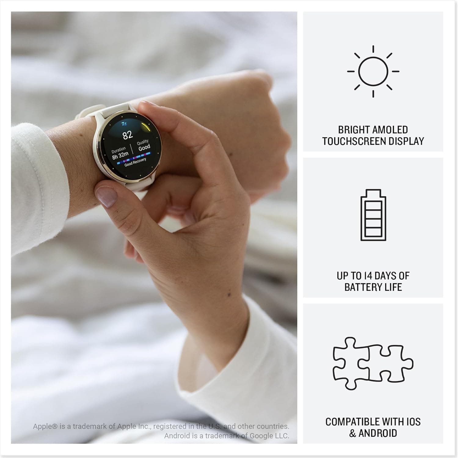 Smart Watch – Fitness Tracker, Heart Rate Monitor, Notifications & Multi-Sport Modes