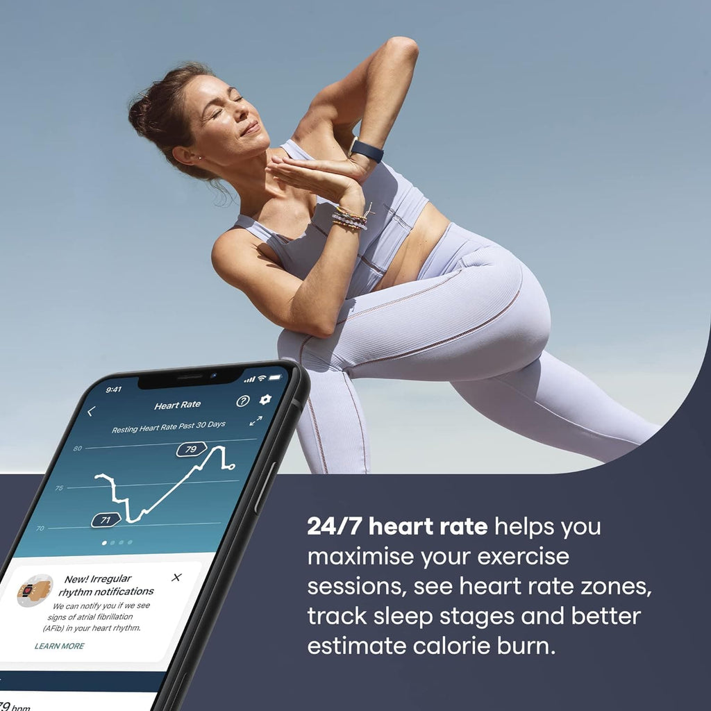 Fitbit Versa 3 Smartwatch – GPS, Heart Rate, Voice Assistant, 6+ Days Battery