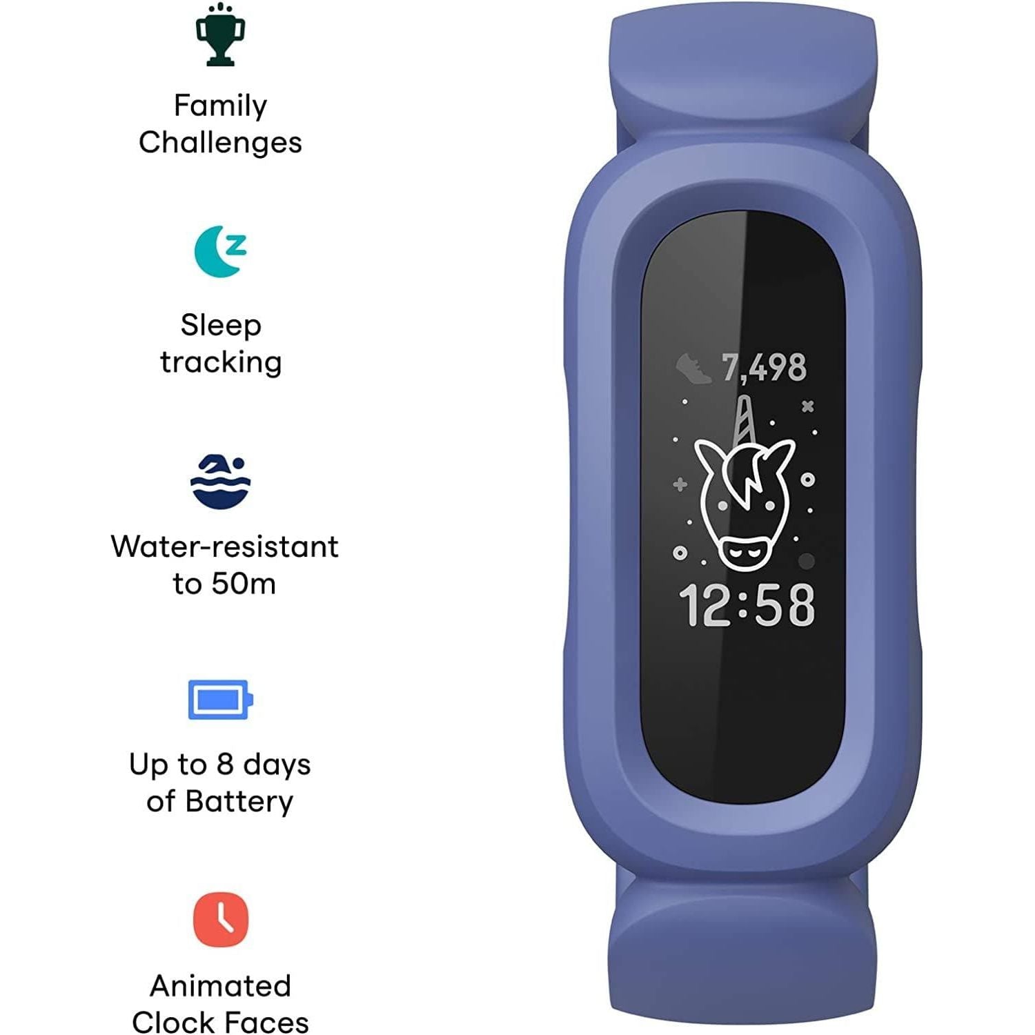Fitbit Ace 3 Kids Activity Tracker - Blue / Green