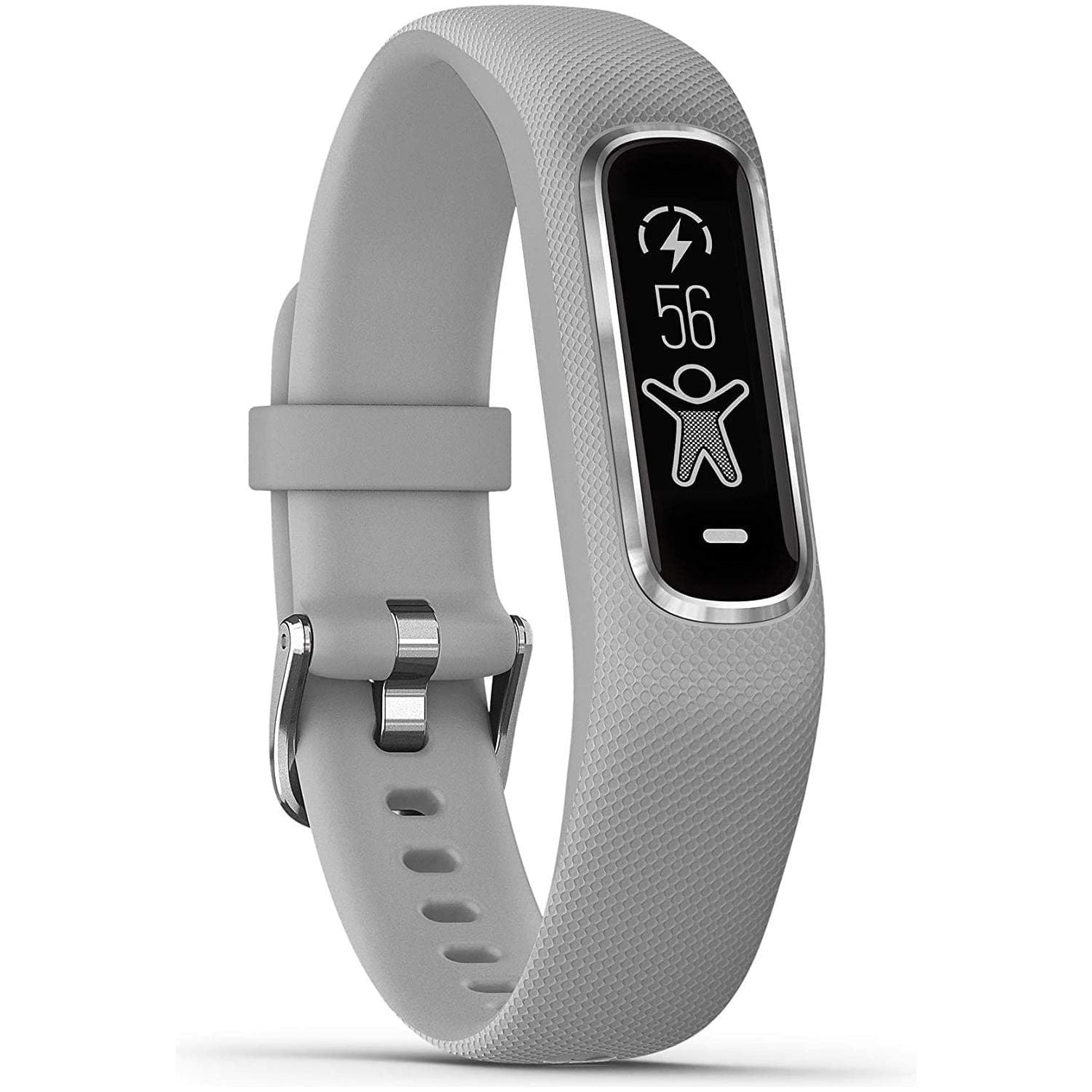 Garmin Small/Medium vivosmart 4 Smart Activity Tracker with Wrist-Based Heart Rate and Fitness Monitoring Tools - Grey