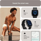 Fitbit Versa 4 Smart Watch - Black/Graphite