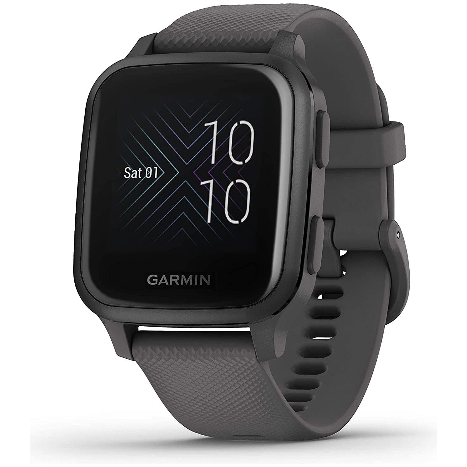 Garmin Venu Sq GPS Smartwatch with All-day Health Monitoring and Fitness Features, Built-in Sports Apps and More, Shadow Grey with Slate Bezel