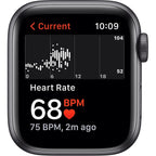 Apple Watch SE GPS, 40mm Space Grey Aluminium Case with Midnight Sport Band - Regular