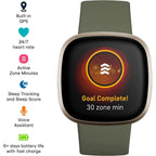 Fitbit Versa 3 - Soft Gold Aluminium/Olive