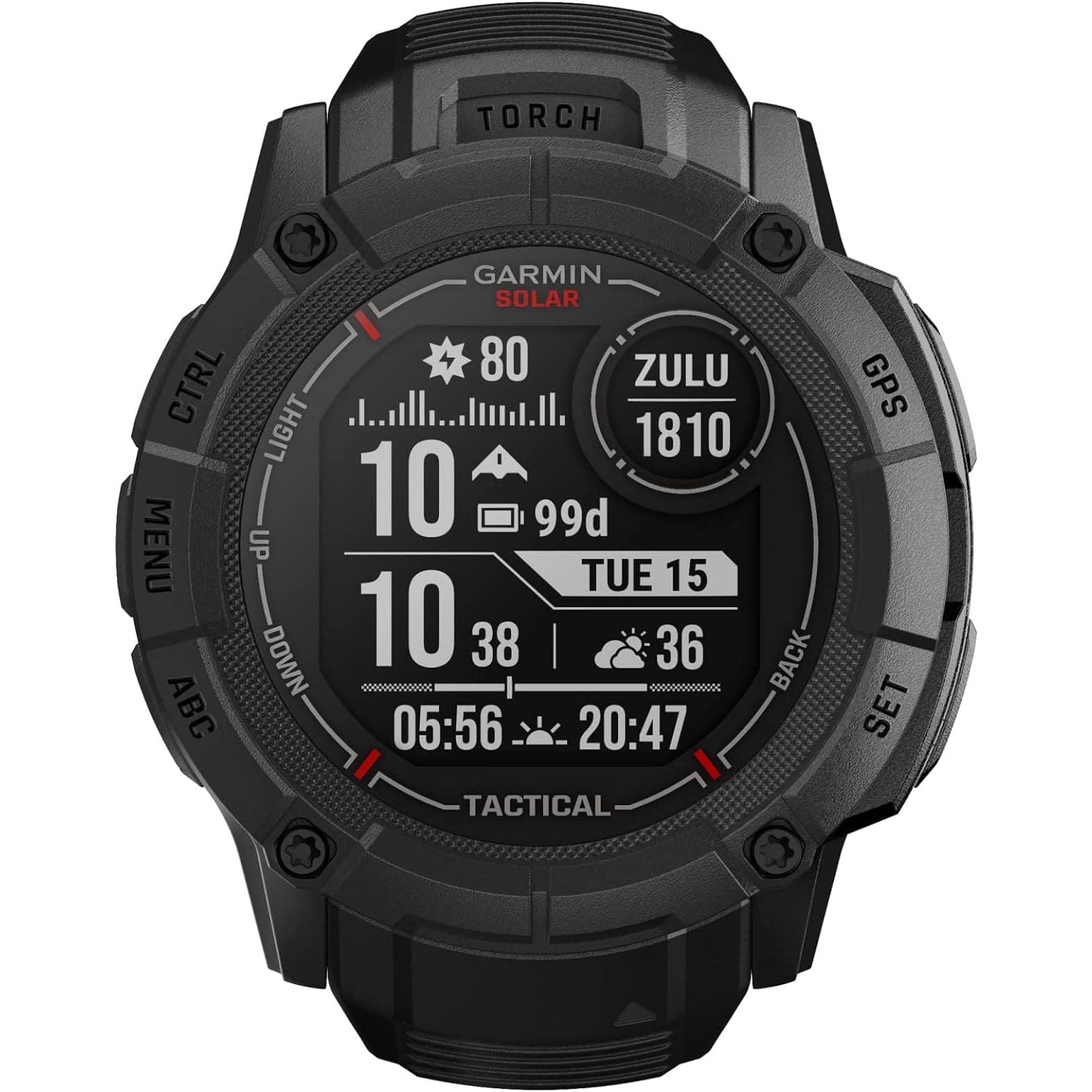 Garmin Instinct 2X, Solar, Tactical Edition, Black
