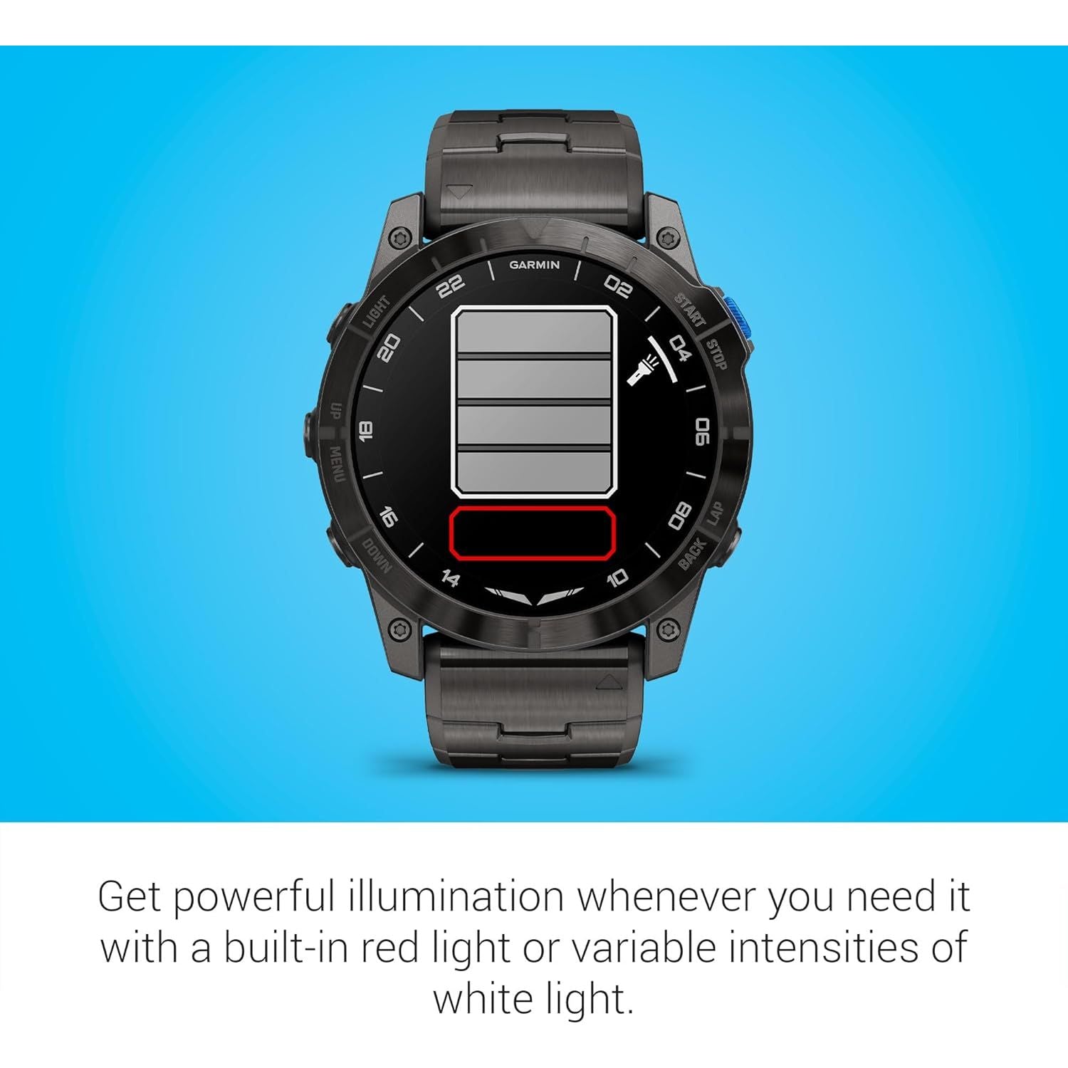 Garmin D2 Mach 1 Pro Aviator Smartwatch – GPS Moving Map, Aviation Weather, AMOLED Display, Flashlight