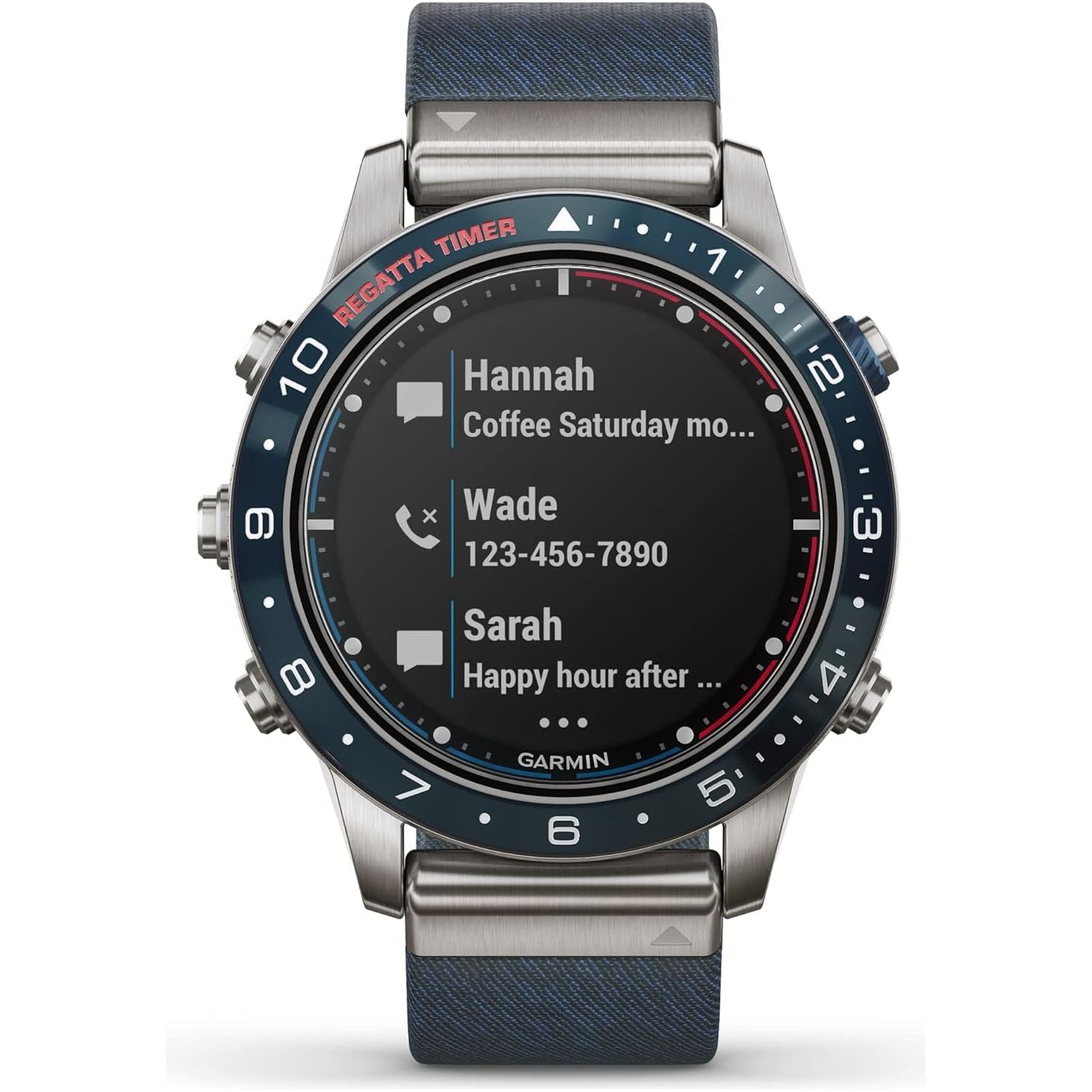 Garmin MARQ Captain Luxury Tool Watch – Nautical Features with Wind, Tide & Temperature Tracking