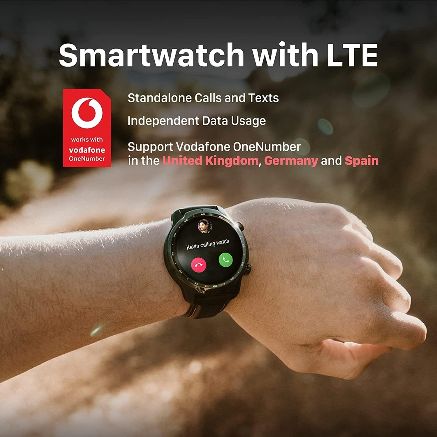 Ticwatch Pro 3 LTE smartwatch, Wear OS by Google, Qualcomm Snapdragon Wear 4100 platform, heart rate sleep tracking and NFC, IP68 ready to swim, long battery life