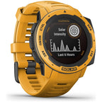 Garmin Instinct Solar, Solar-powered Rugged Outdoor Smartwatch, Built-in Sports Apps and Health Monitoring, Sunburst Yellow