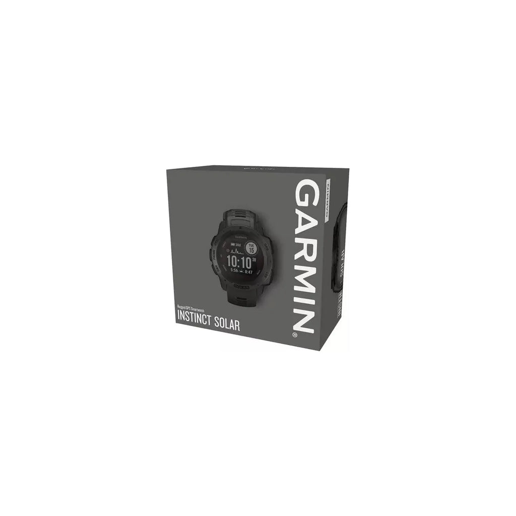 Garmin Instinct Solar GPS Smart Watch - Graphite Black
