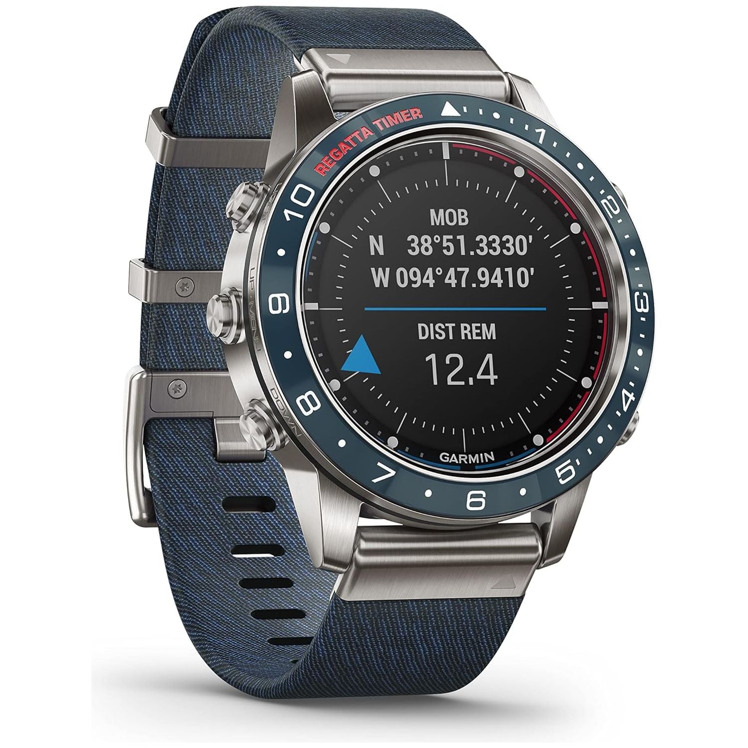 Garmin MARQ Captain Luxury Tool Watch – Nautical Features with Wind, Tide & Temperature Tracking