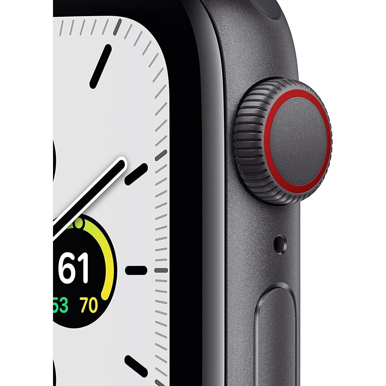 Watch SE (GPS + Cellular), 40mm Space Grey Aluminium Case with Midnight Sport Band MKR23B/A