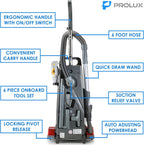Prolux 7000 Upright Sealed HEPA Vacuum with on board tools and 7 Year Warranty