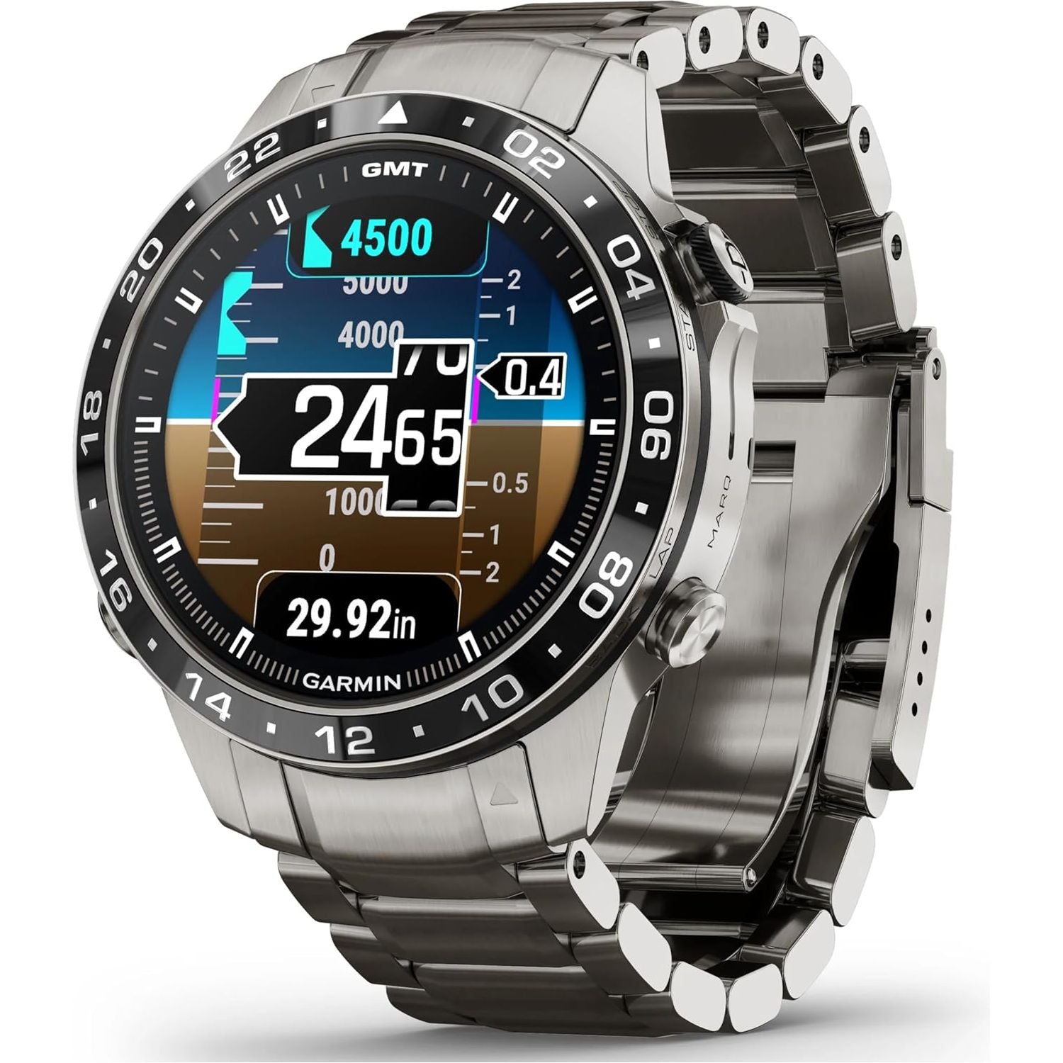 Garmin MARQ Aviator Gen 2 46mm Titanium Men's Smartwatch