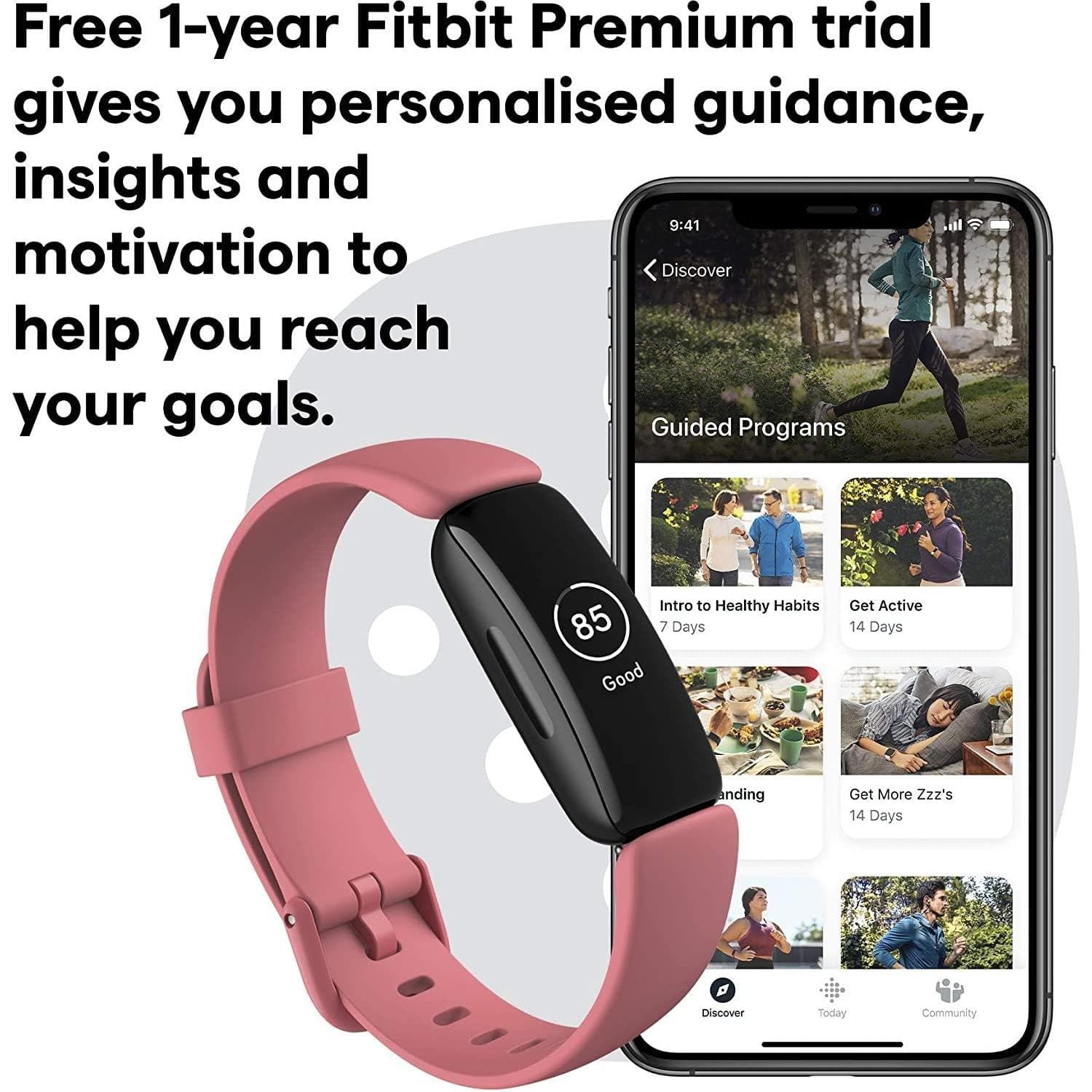 Fitbit Inspire 2 Smart Watch - Desert Rose