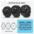 Garmin Instinct 2 Solar Tactical Edition Rugged GPS Smartwatch, Black