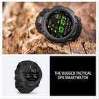 Garmin Instinct 3 Tactical Edition – 50mm AMOLED Rugged GPS Smartwatch, Built-in Sports Apps, Health Monitoring, LED Flashlight, Shock Resistant, 10ATM, Up to 24 Days Battery Life – Black