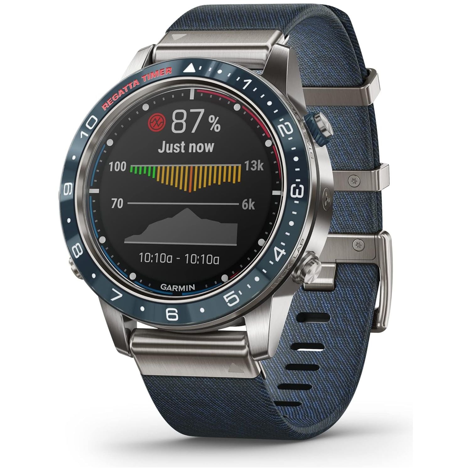 Garmin MARQ Captain Luxury Tool Watch – Nautical Features with Wind, Tide & Temperature Tracking