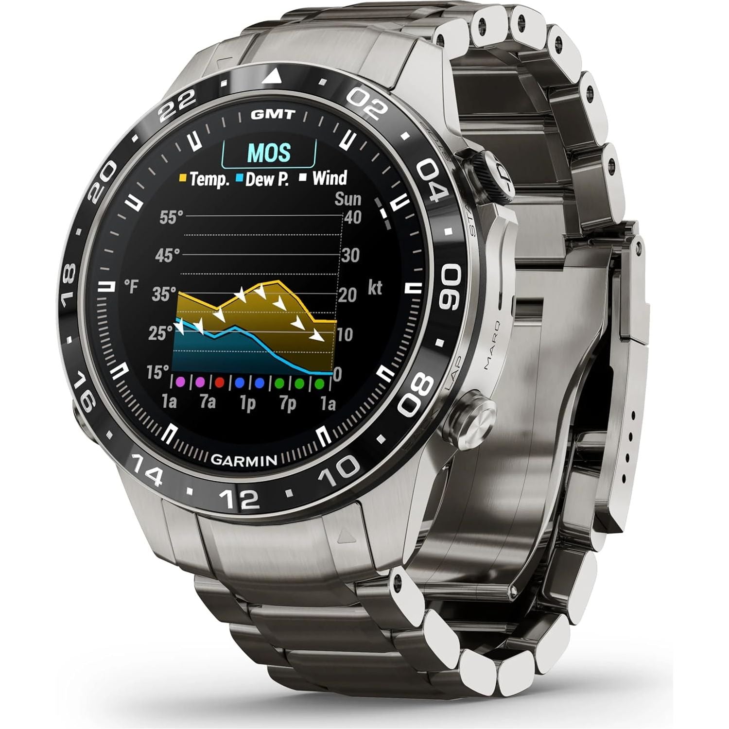 Garmin MARQ Aviator Gen 2 46mm Titanium Men's Smartwatch