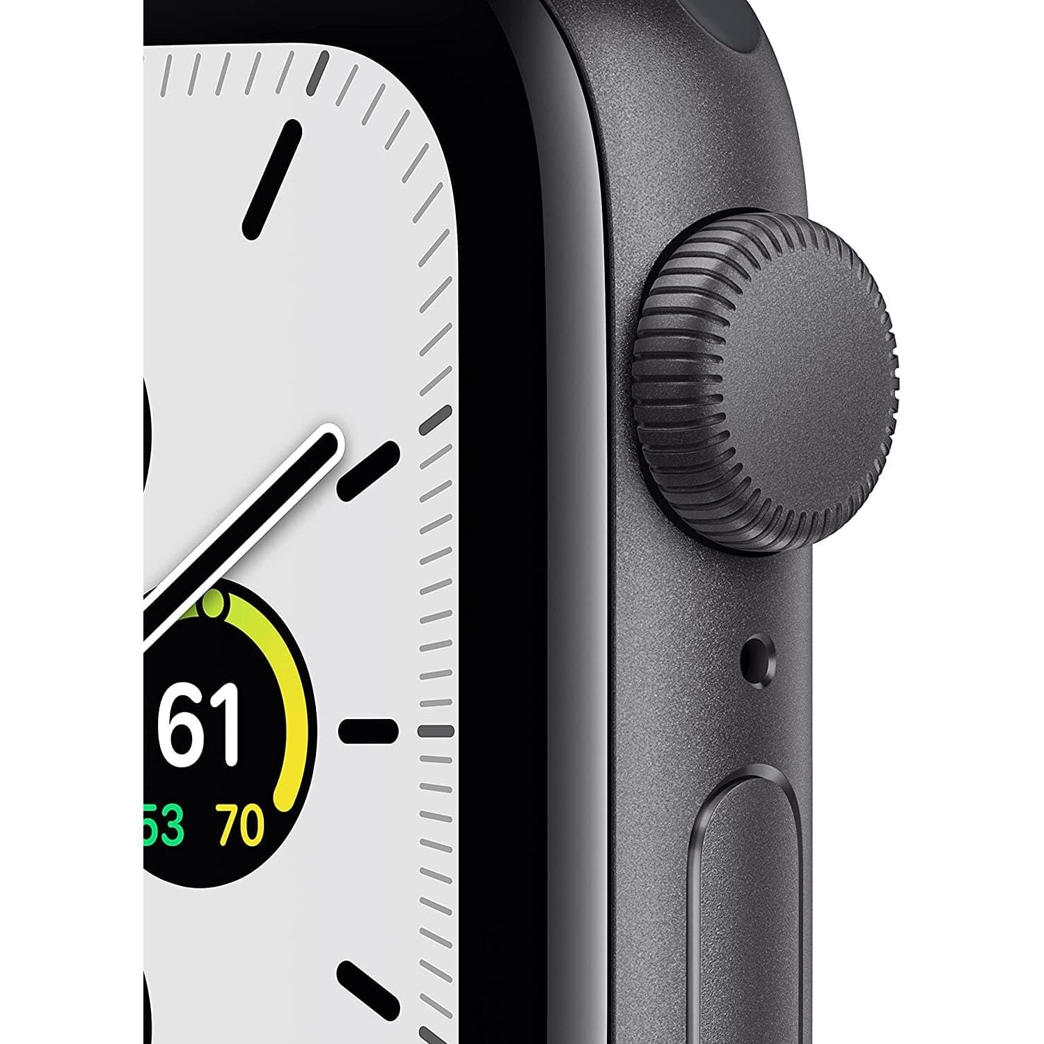 Apple Watch SE GPS, 40mm Space Grey Aluminium Case with Midnight Sport Band - Regular