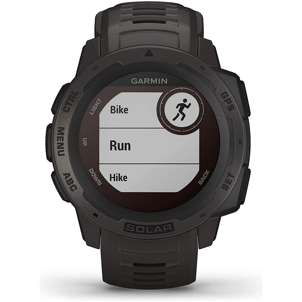 Garmin Instinct Solar GPS Smart Watch - Graphite Black