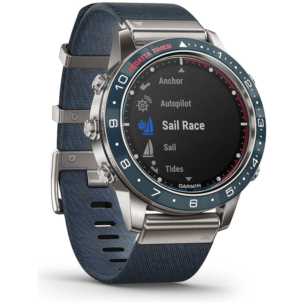 Garmin MARQ Captain Luxury Tool Watch – Nautical Features with Wind, Tide & Temperature Tracking