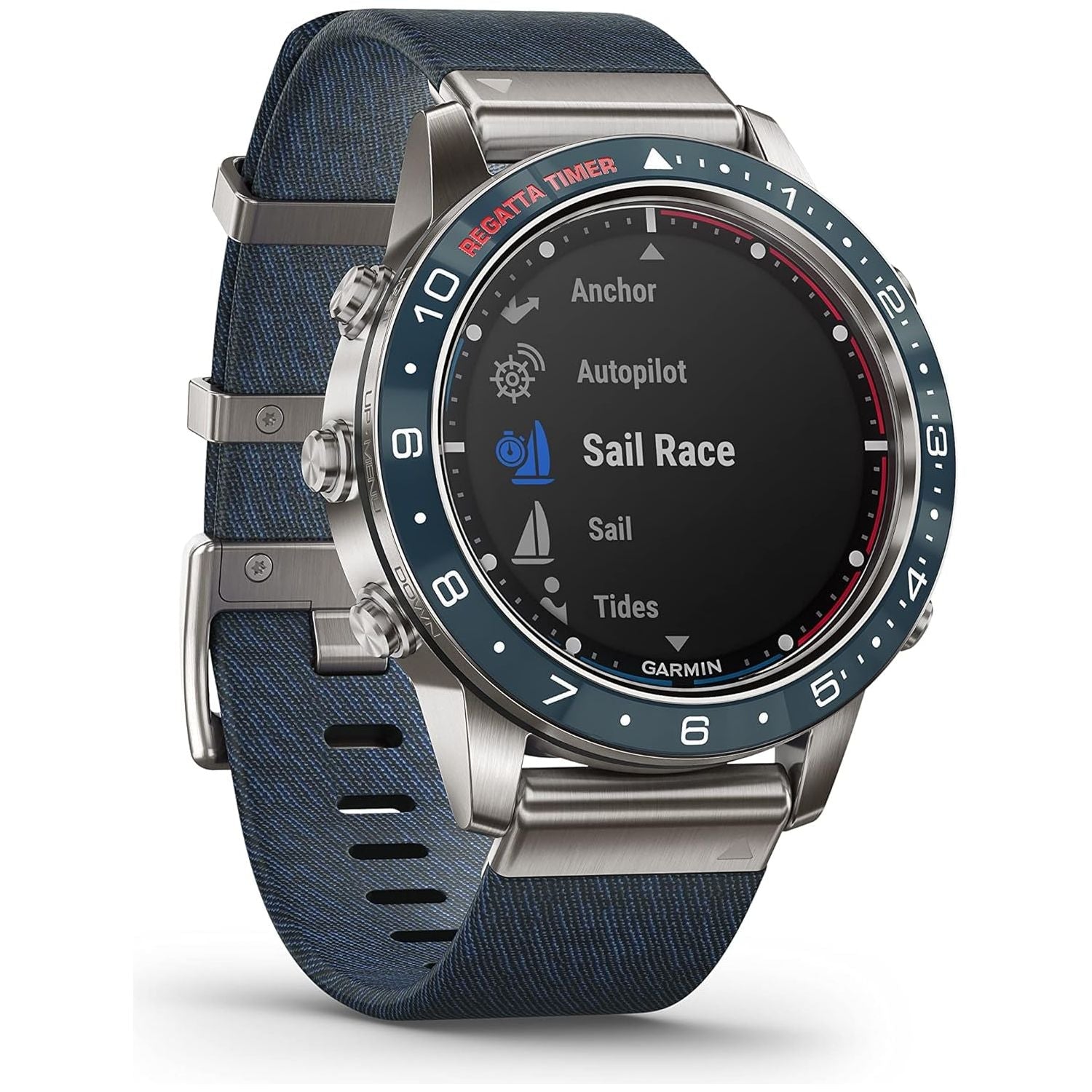 Garmin MARQ Captain Luxury Tool Watch – Nautical Features with Wind, Tide & Temperature Tracking