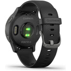 Garmin Vívoactive 4S , Smaller-Sized GPS Smartwatch, Features Music, Body Energy Monitoring, Animated Workouts, Pulse Ox Sensors -  Black