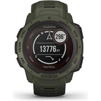 Garmin Instinct Solar Tactical, Solar-powered Rugged Outdoor Smartwatch with Tactical Features, Built-in Sports Apps and Health Monitoring - Moss Green