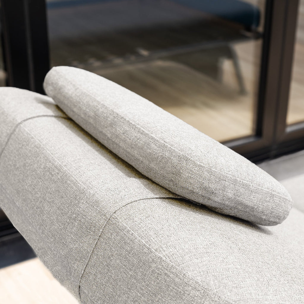Alba 3 Seat Sofa with Sun Lounger Feature in Latte