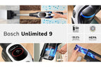 Bosch Unlimited 9 Cordless Vacuum Cleaner | BB931WGB | White