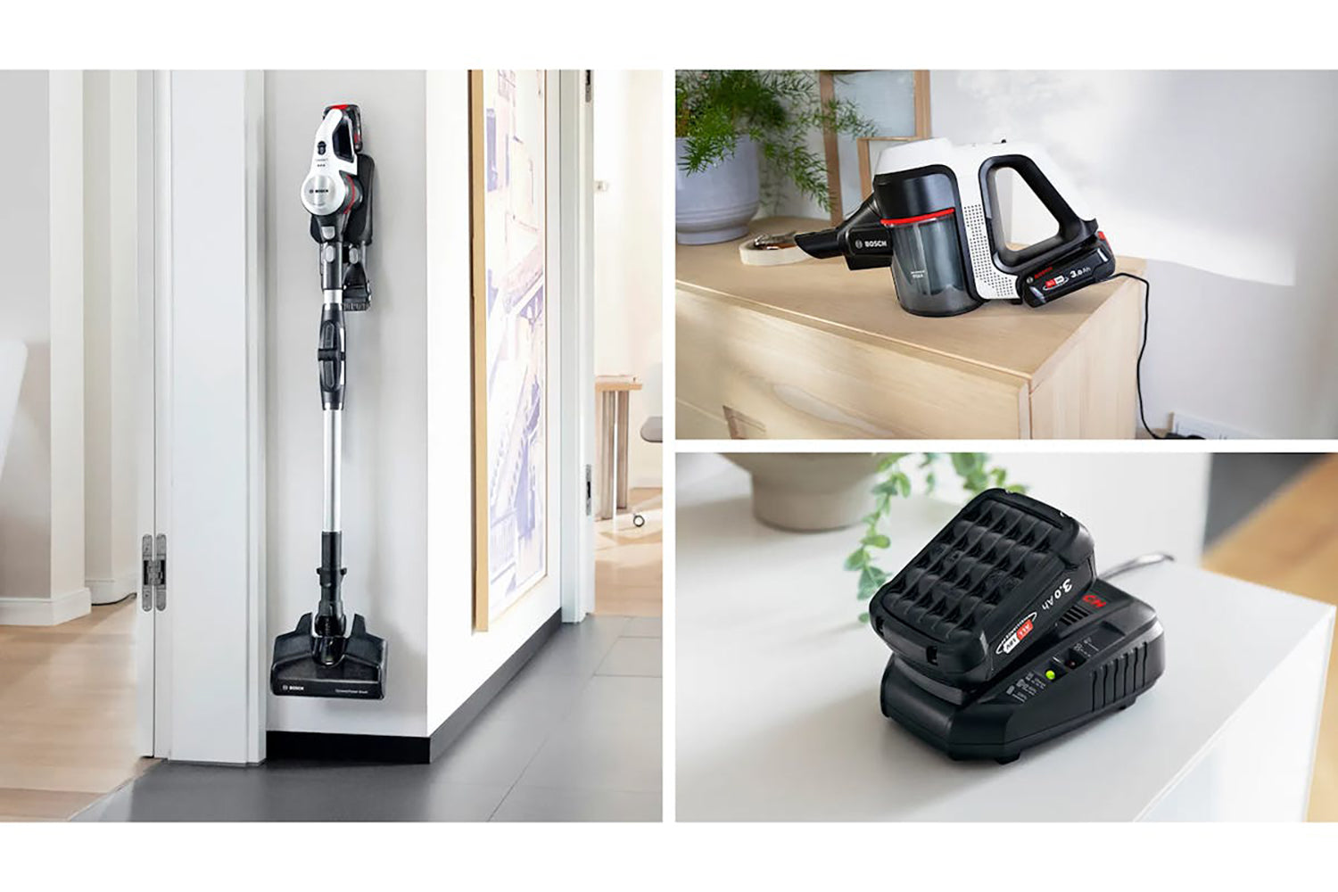 Bosch Rechargeable Unlimited 7 Vacuum Cleaner | BCS712GB | White