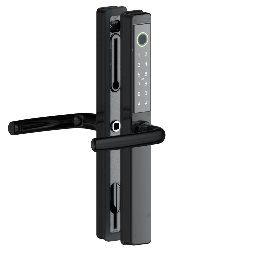 Origin Smart - Plus |  304 Stainless Steel Smart Door Handle with Fingerprint, App Control & Voice Assistant Integration