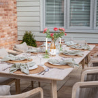 Evora 8 Seat Rectangular Dining Set in Mocha