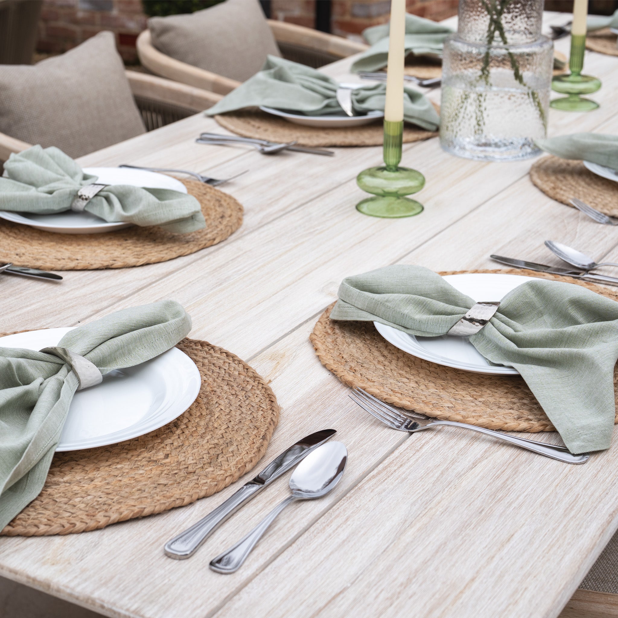 Evora 8 Seat Rectangular Dining Set in Mocha