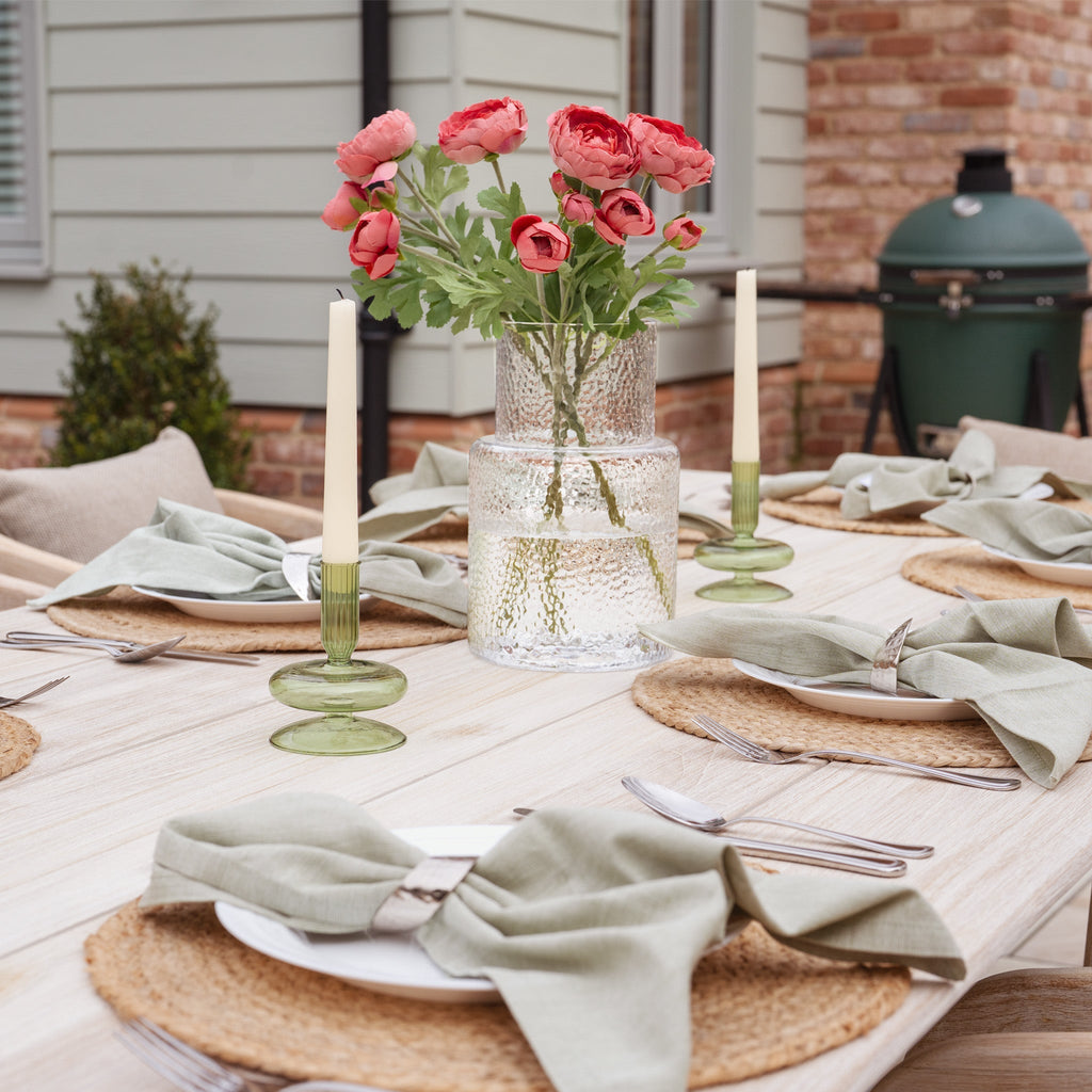 Evora 8 Seat Rectangular Dining Set in Mocha