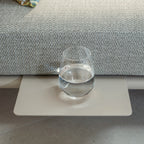 Hatia Double Sun Lounger with Side Table in Latte
